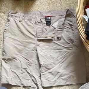 The North Face Men's Light Brown Cargo Shorts